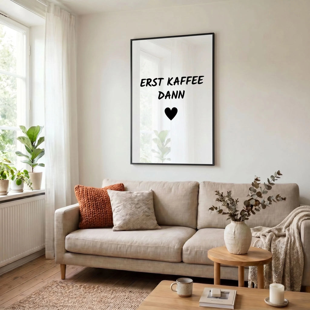 23 Poster schwarz Wohnzimmer