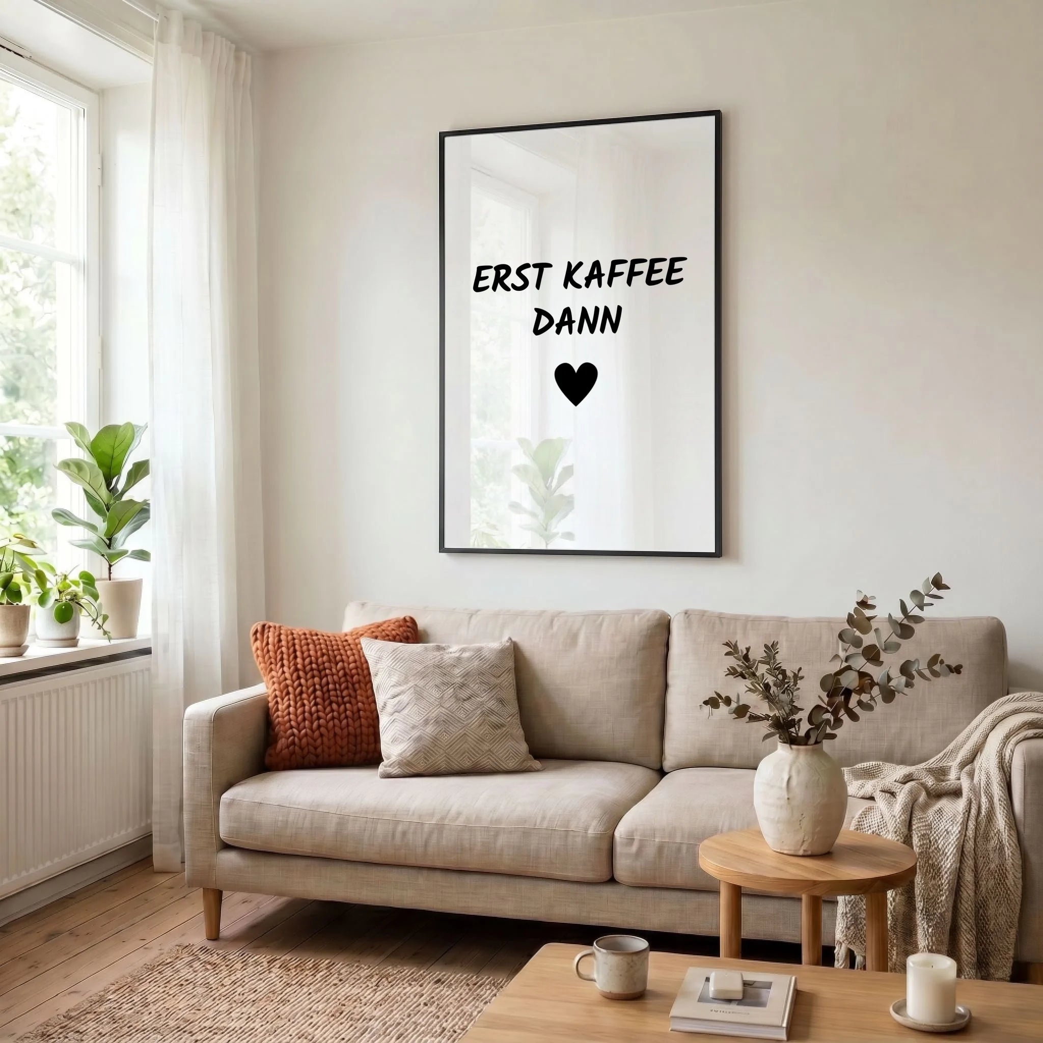 23 Poster schwarz Wohnzimmer