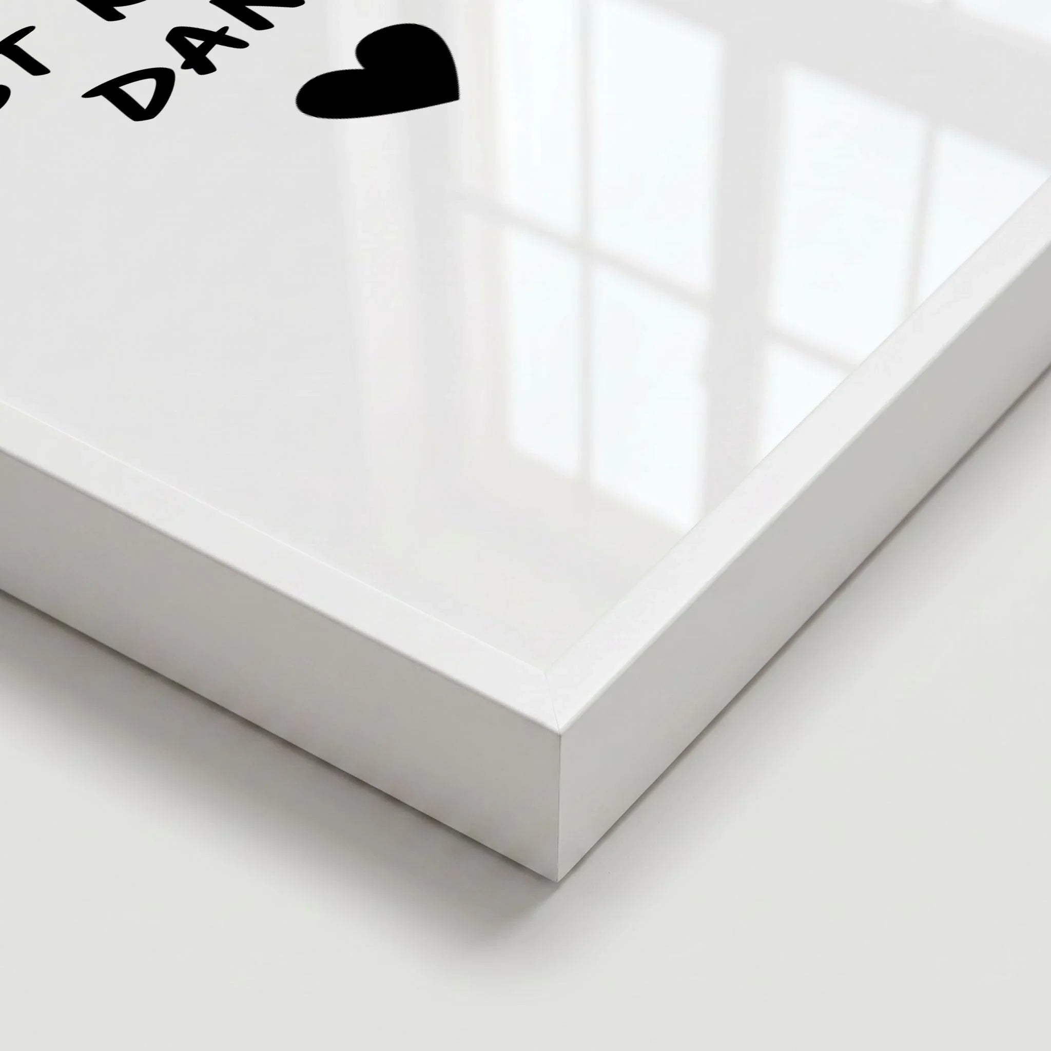 Poster weiss Close Up