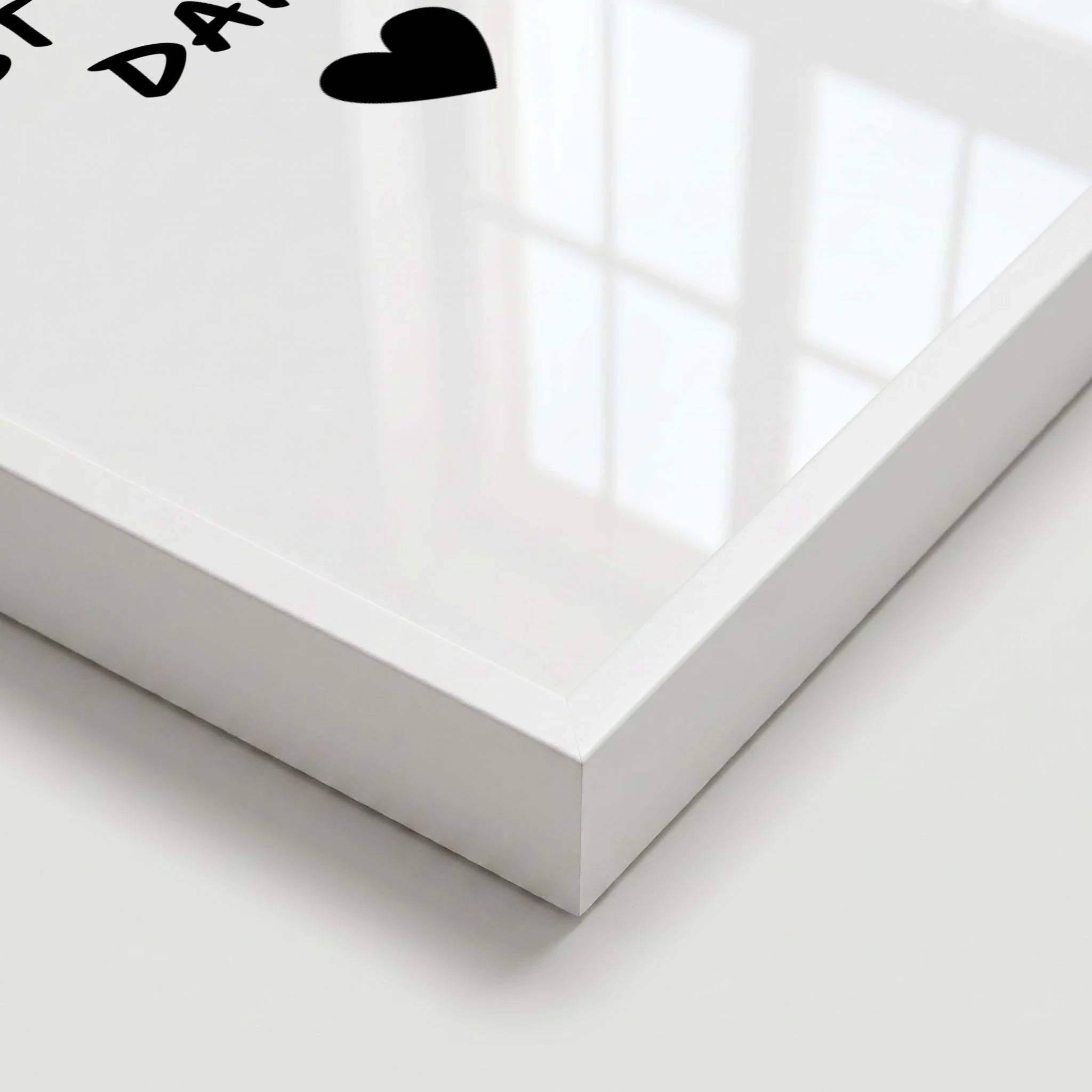 Poster weiss Close Up