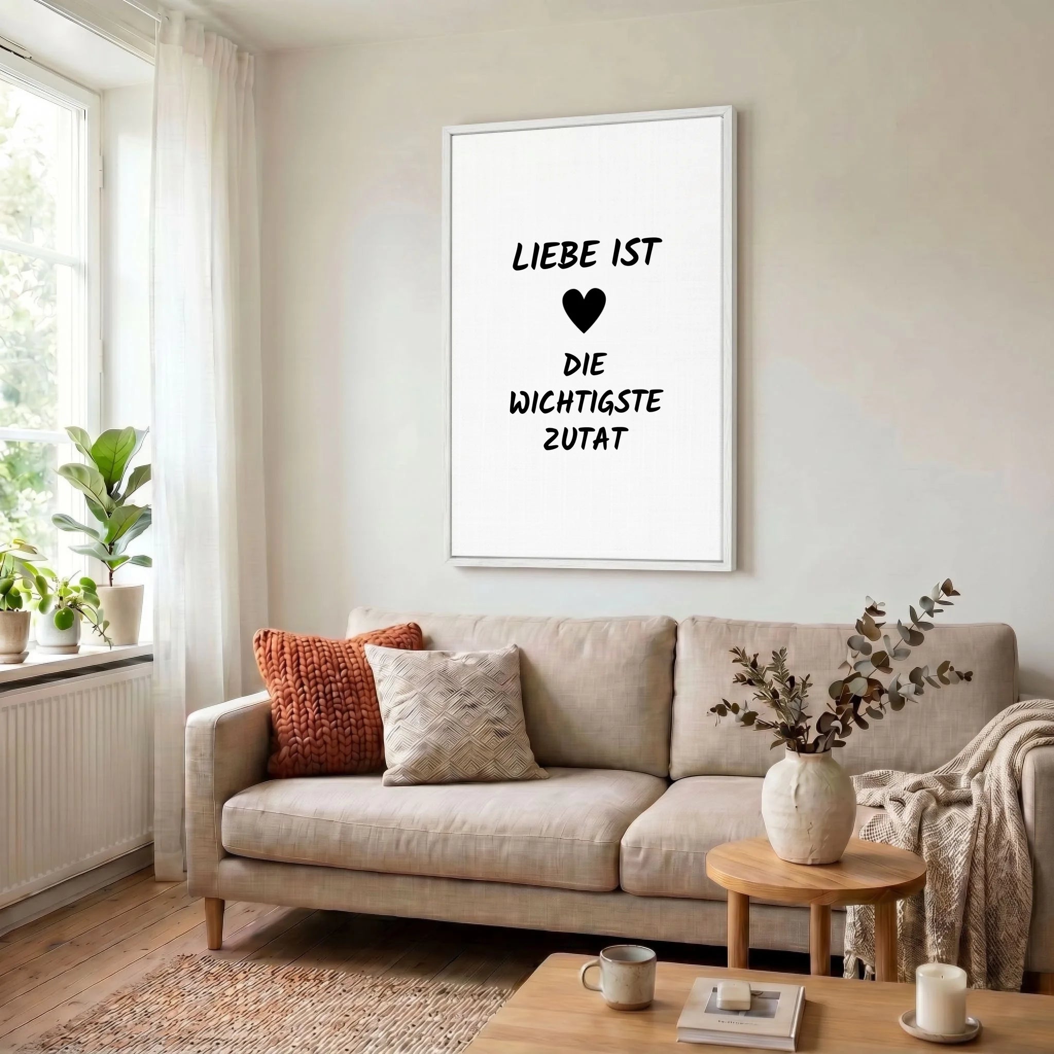 Leinwand Wohnzimmer 23 weiss