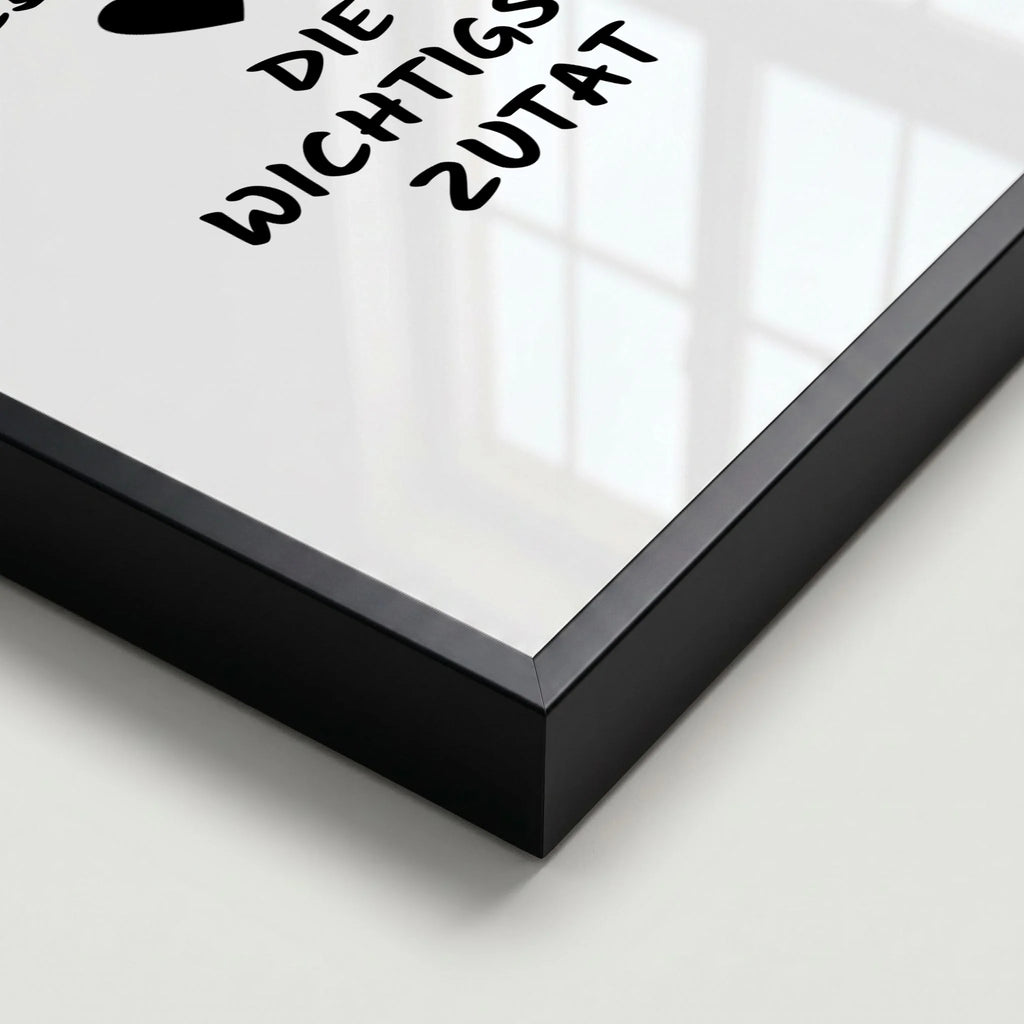 Poser schwarz Close Up