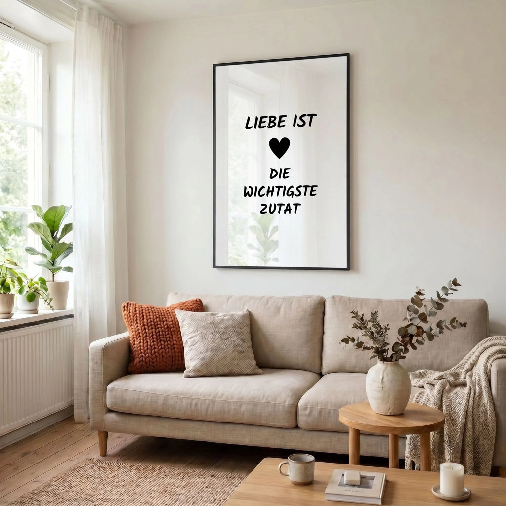 23 Poster schwarz Wohnzimmer