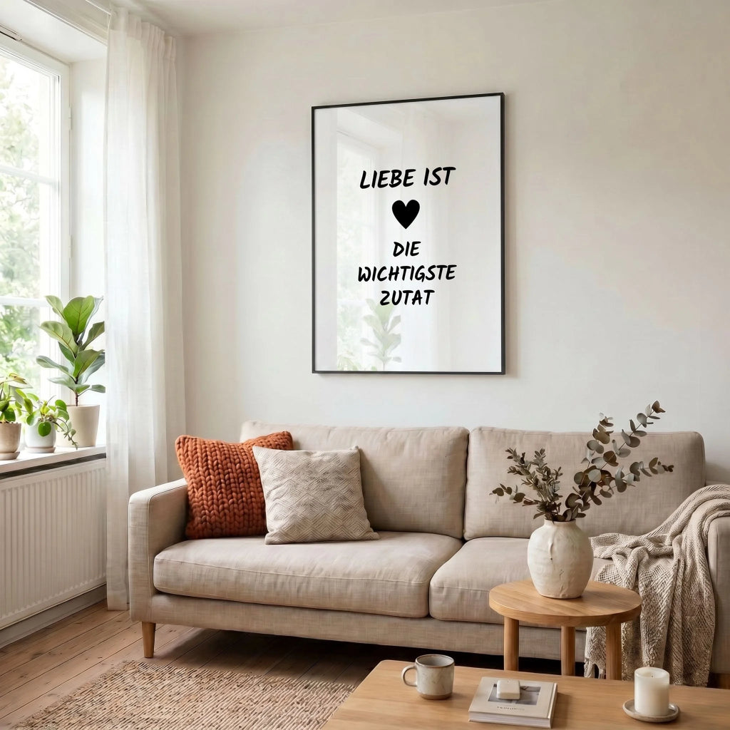 34 Poster schwarz Wohnzimmer