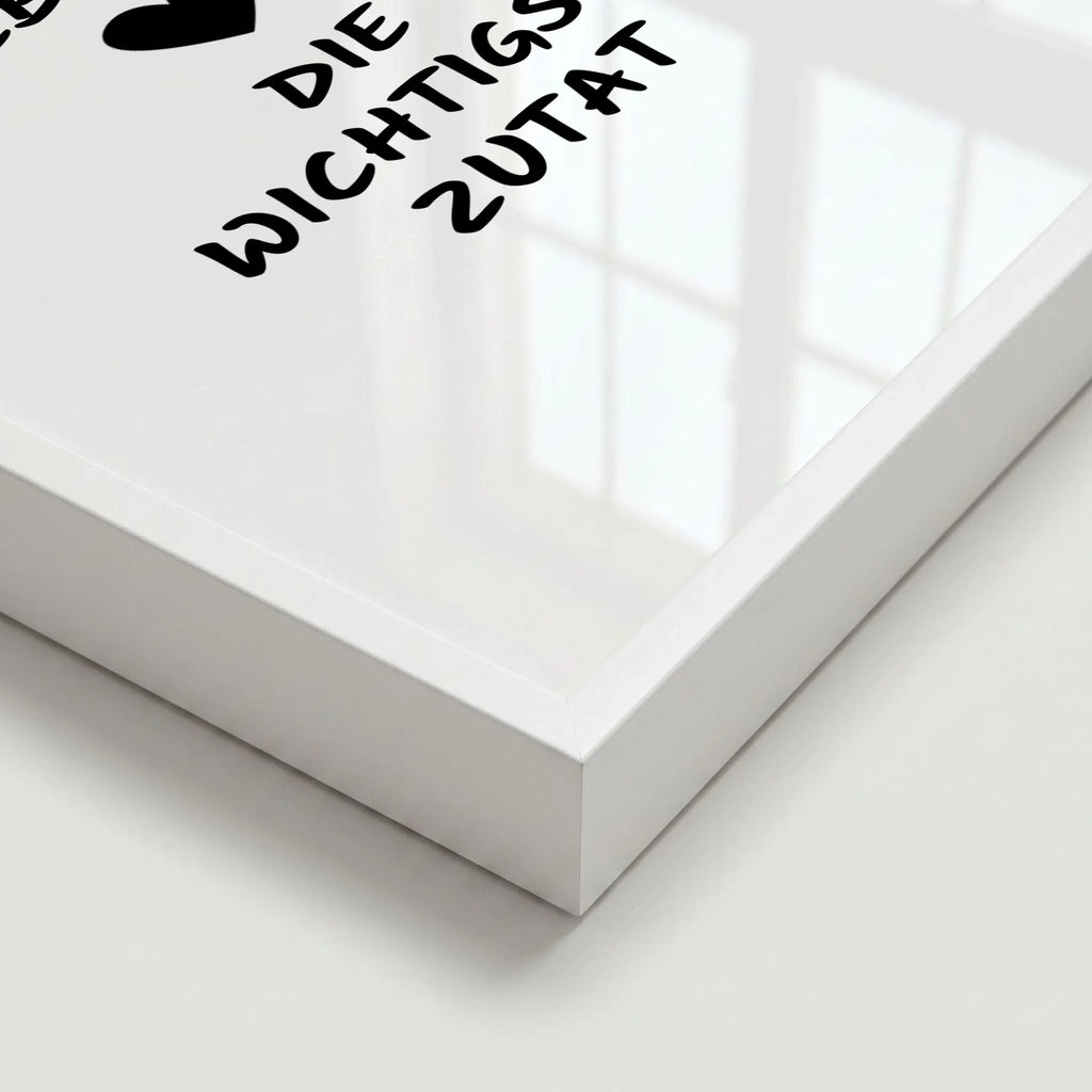 Poster weiss Close Up