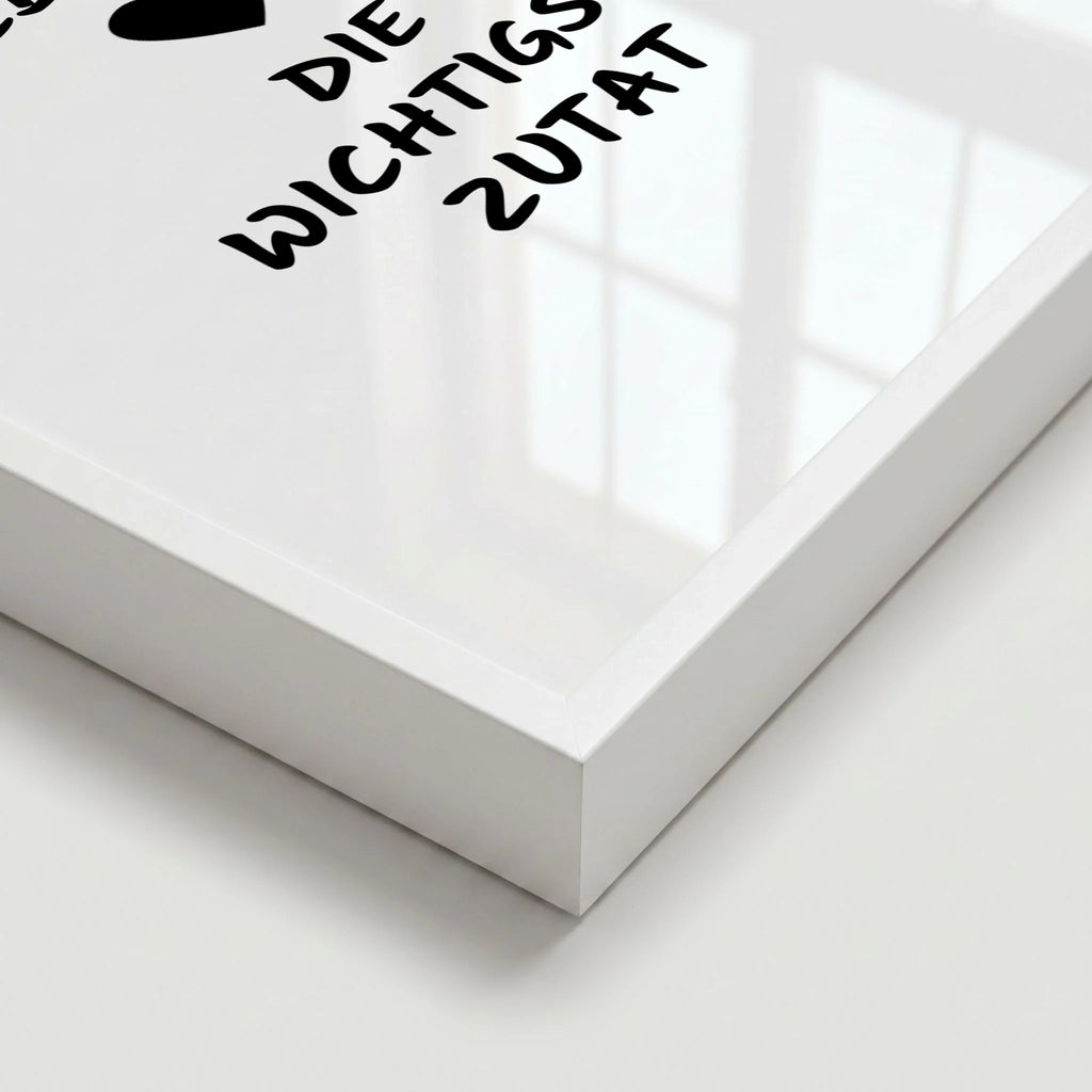Poster weiss Close Up