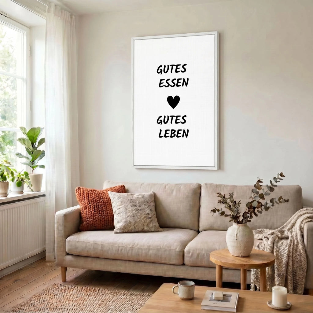 Leinwand Wohnzimmer 23 weiss