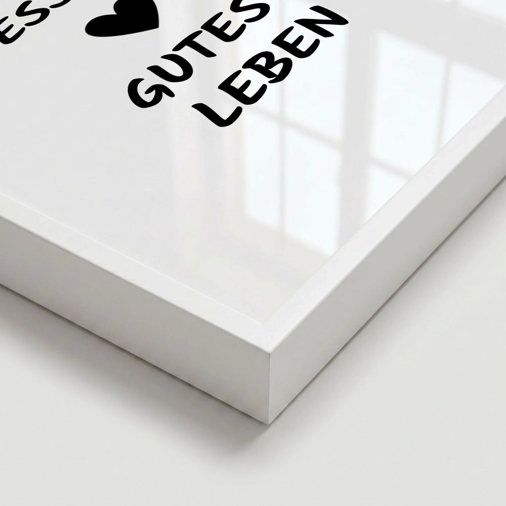 Poster weiss Close Up