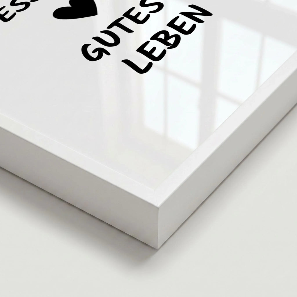 Poster weiss Close Up