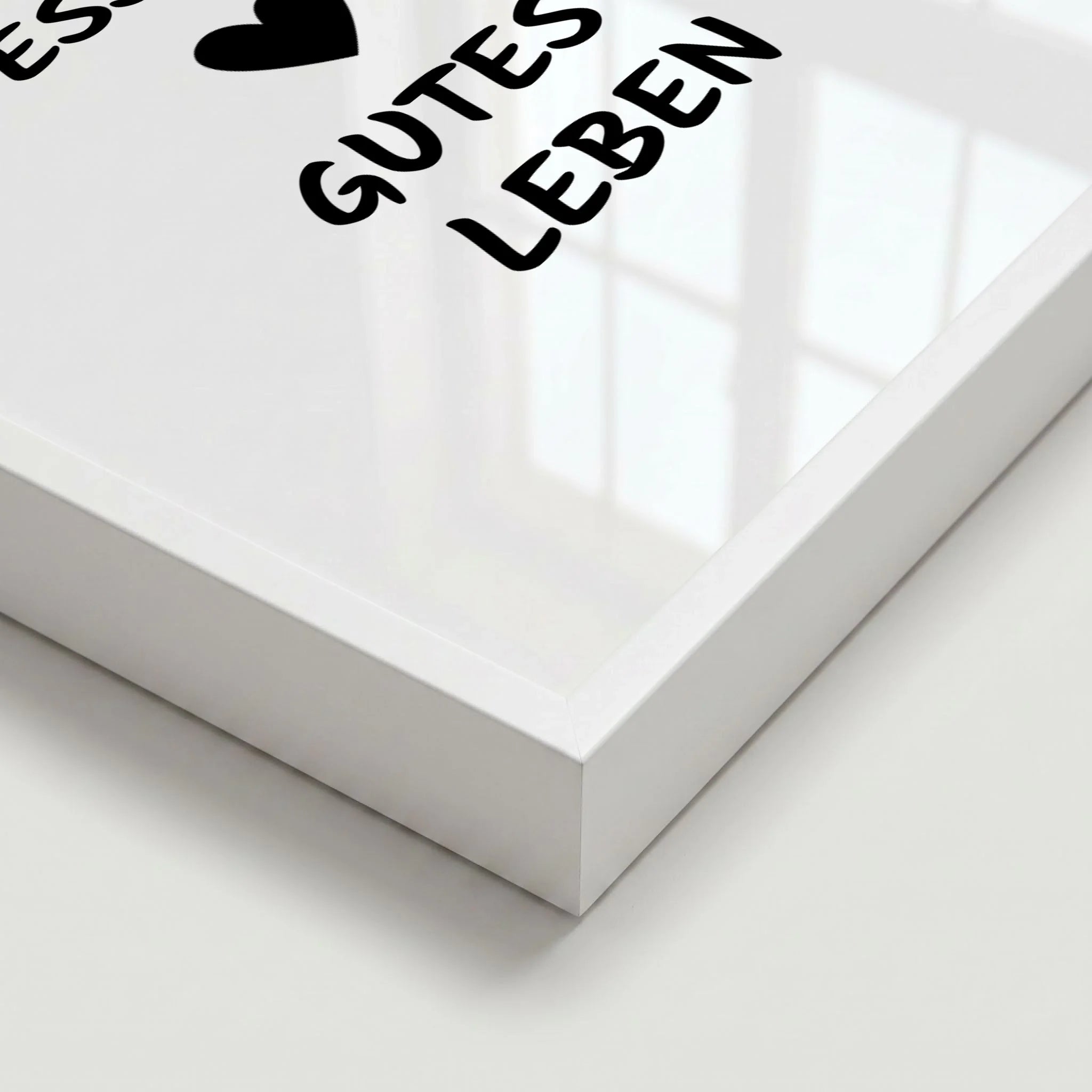 Poster weiss Close Up