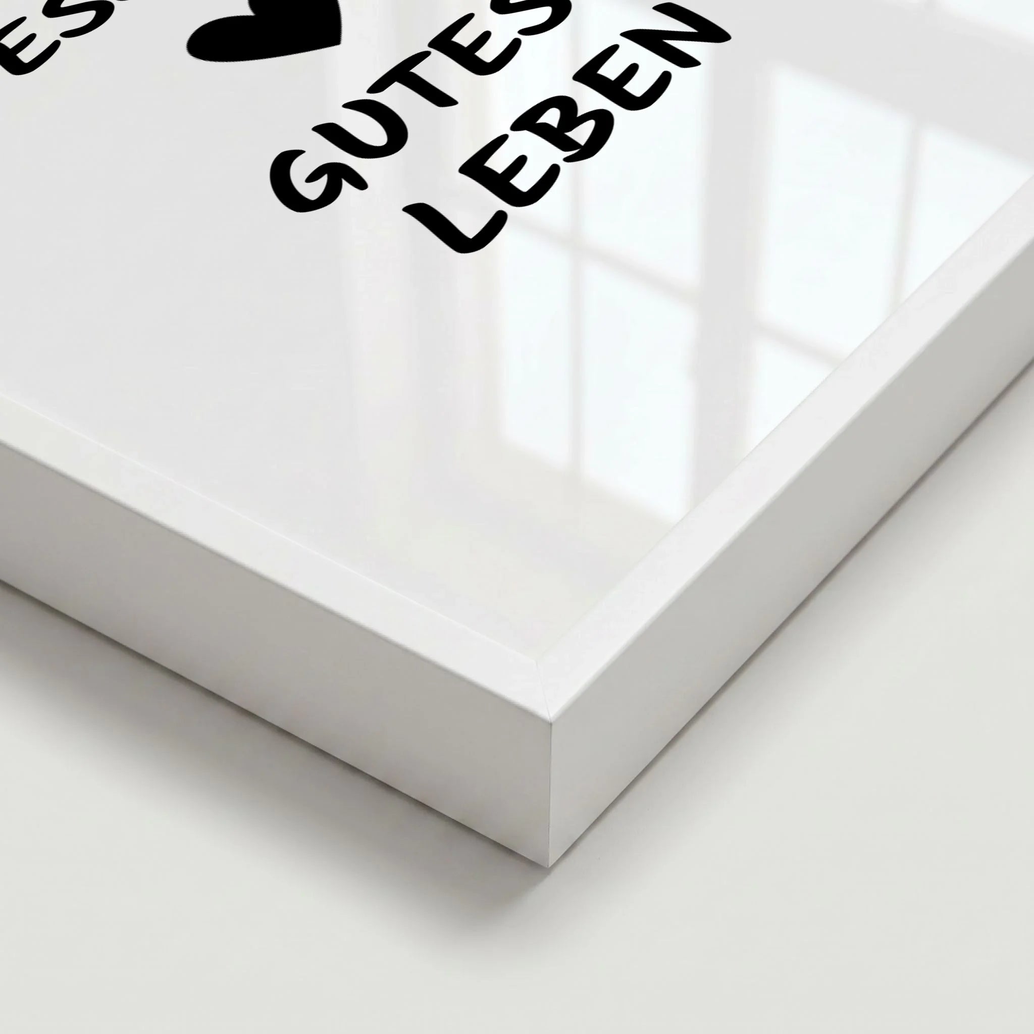 Poster weiss Close Up