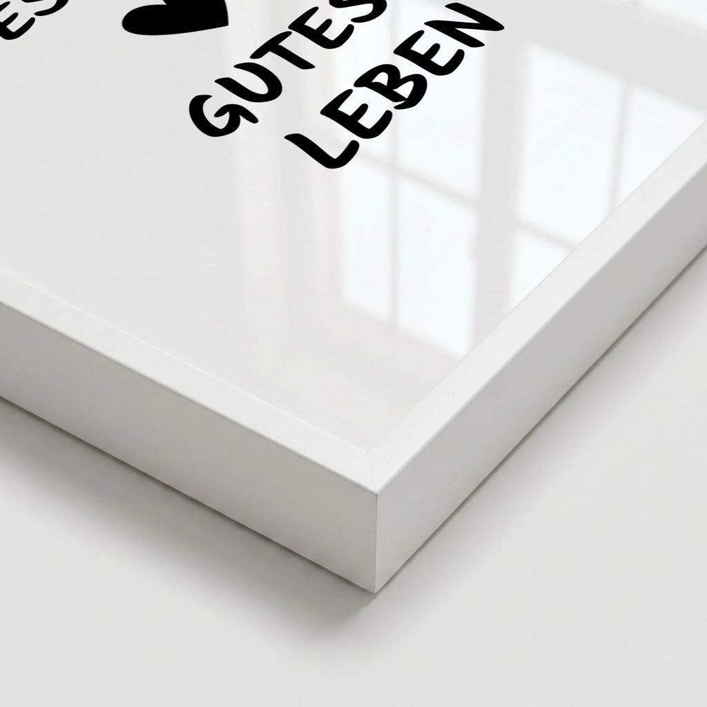 Poster weiss Close Up
