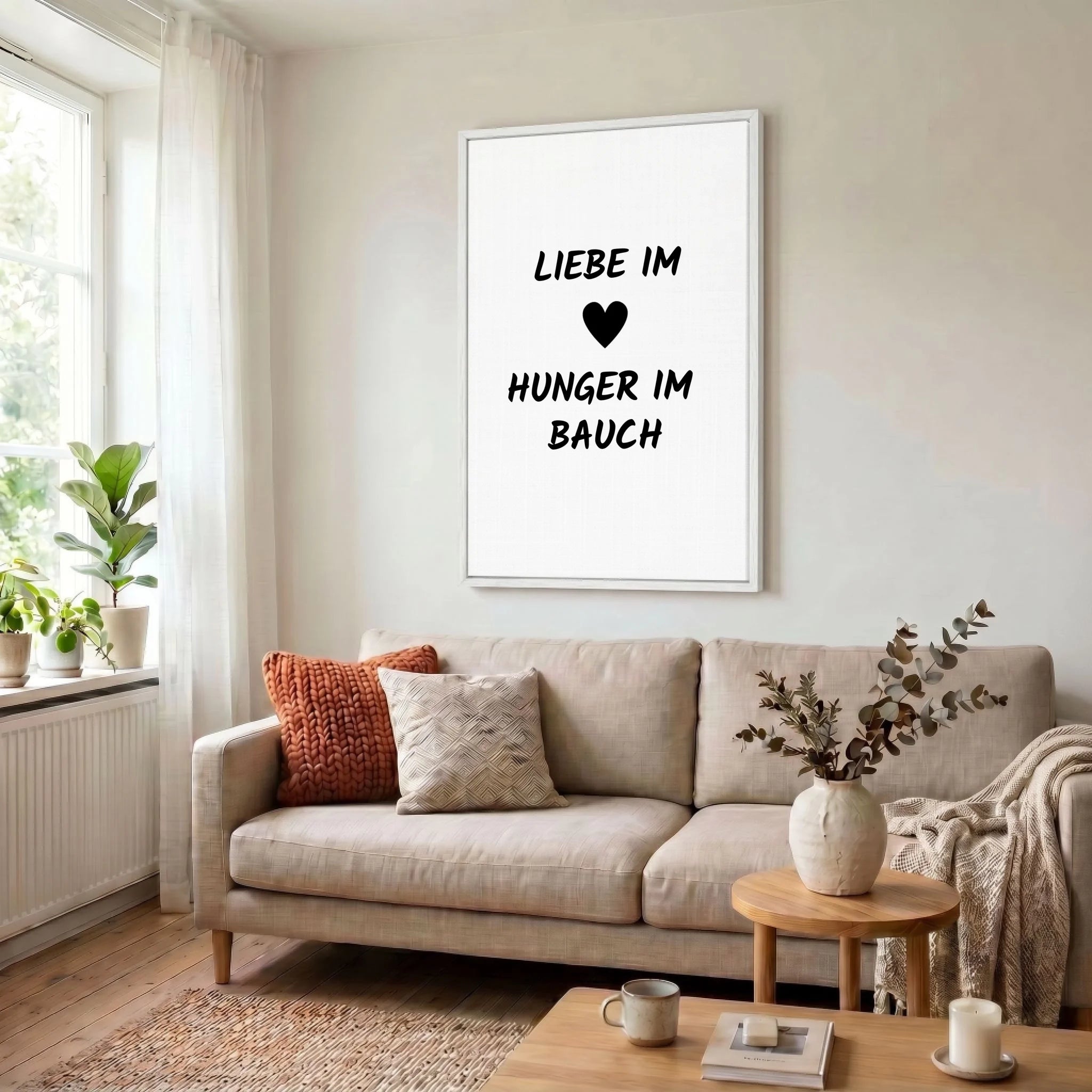 Leinwand Wohnzimmer 23 weiss