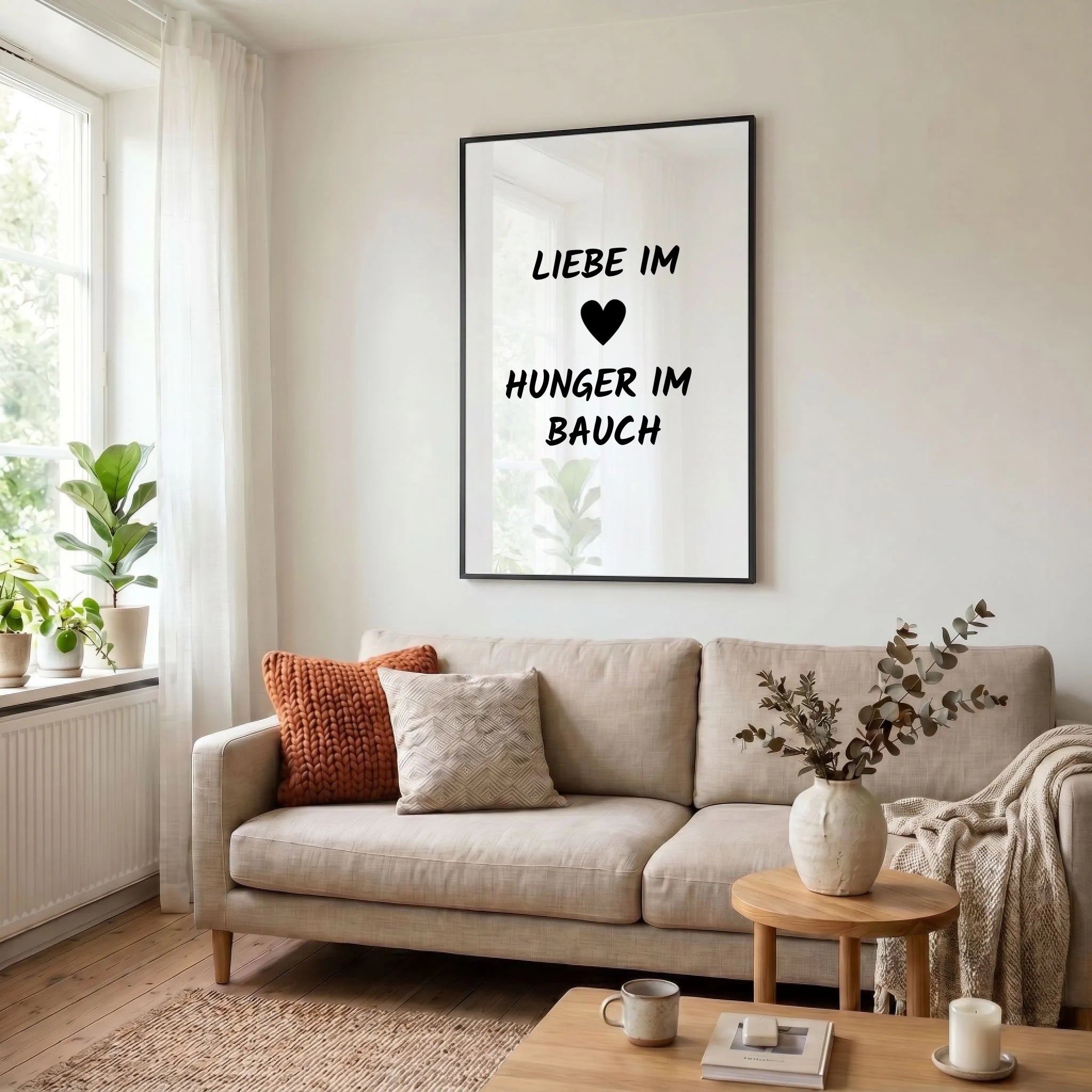 23 Poster schwarz Wohnzimmer