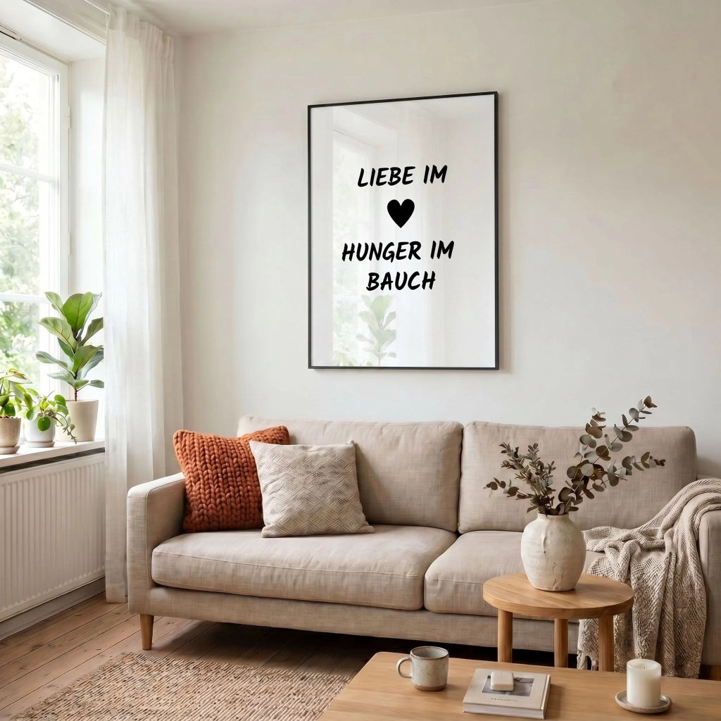 34 Poster schwarz Wohnzimmer