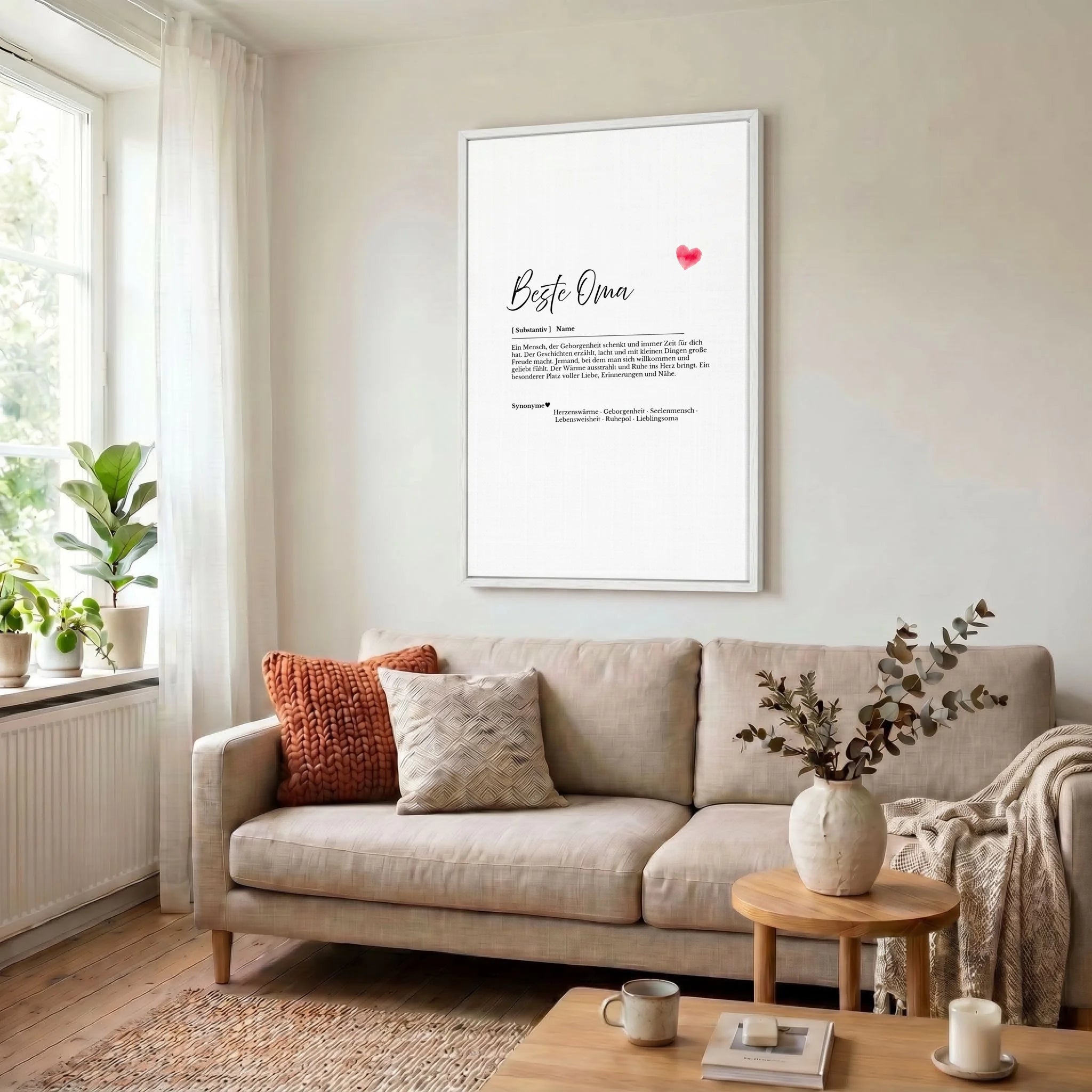 Leinwand Wohnzimmer 23 weiss