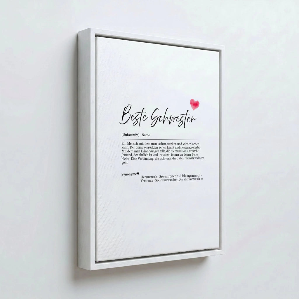 Perspektive Wand 34weiss canvas