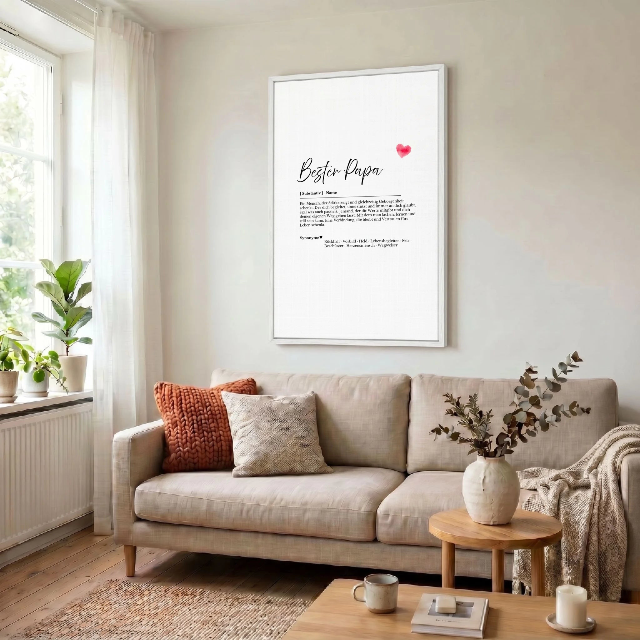 Leinwand Wohnzimmer 23 weiss