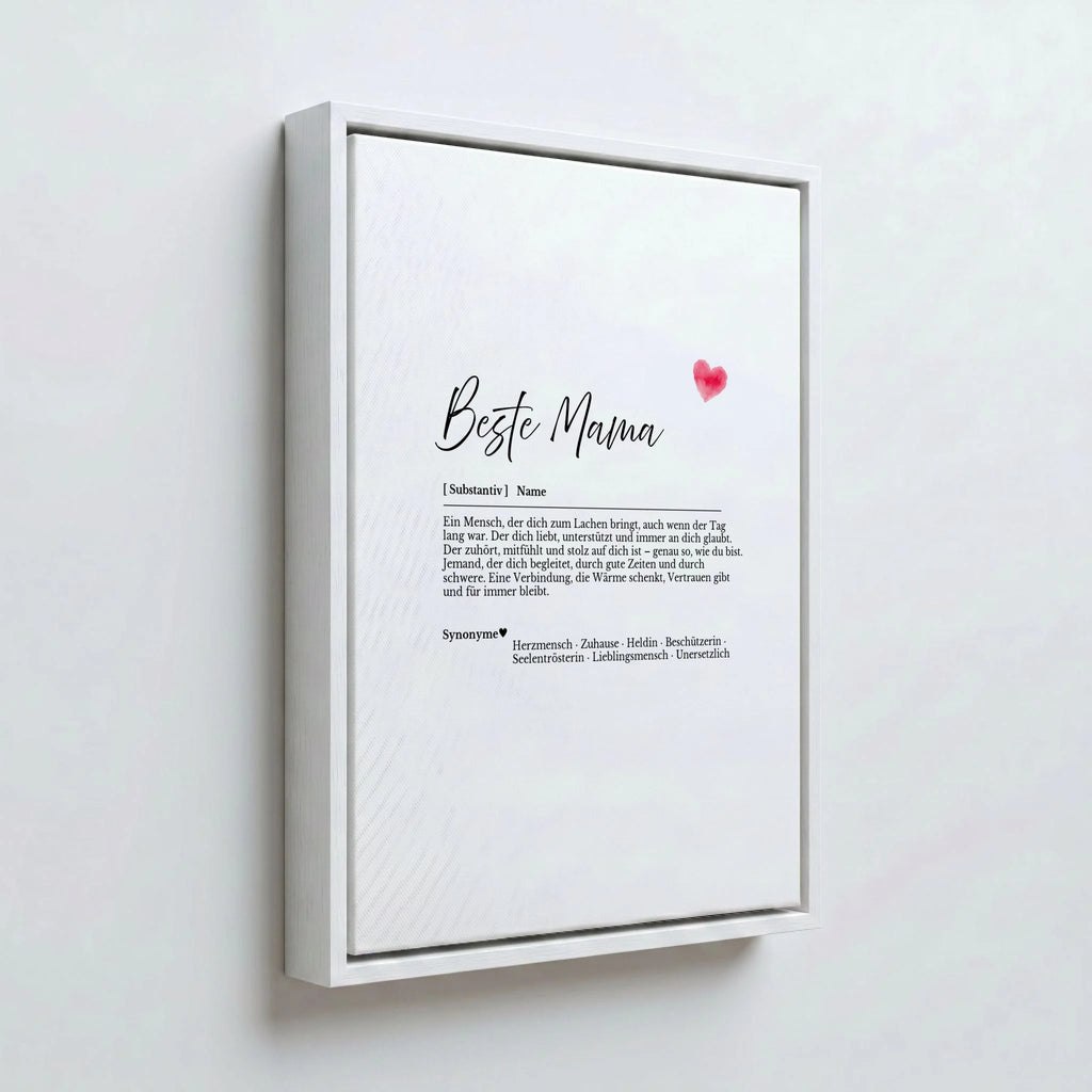 Perspektive Wand 34weiss canvas