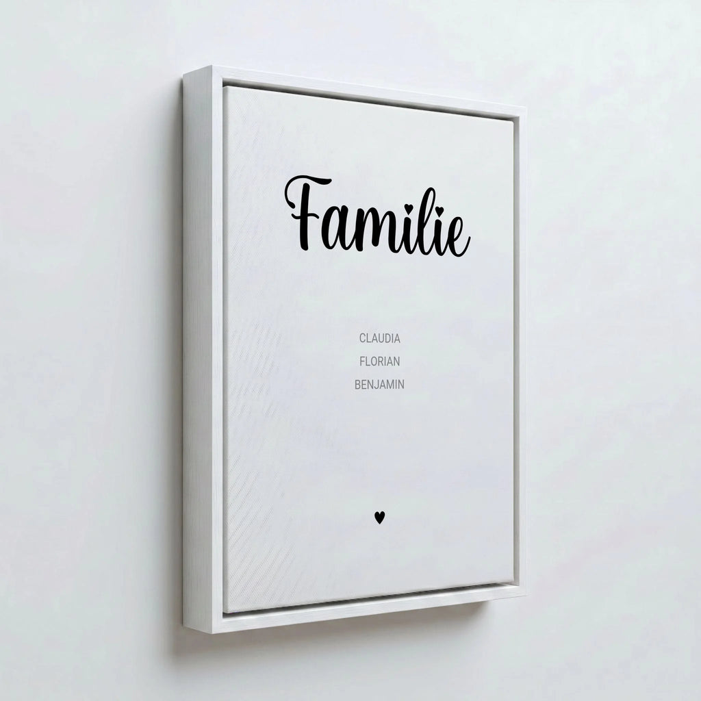 Perspektive Wand 34weiss canvas