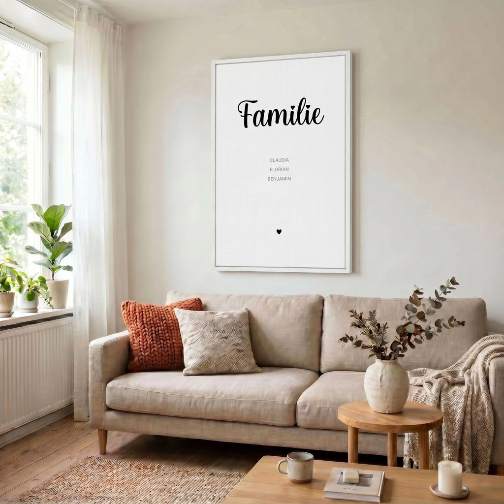 Leinwand Wohnzimmer 23 weiss