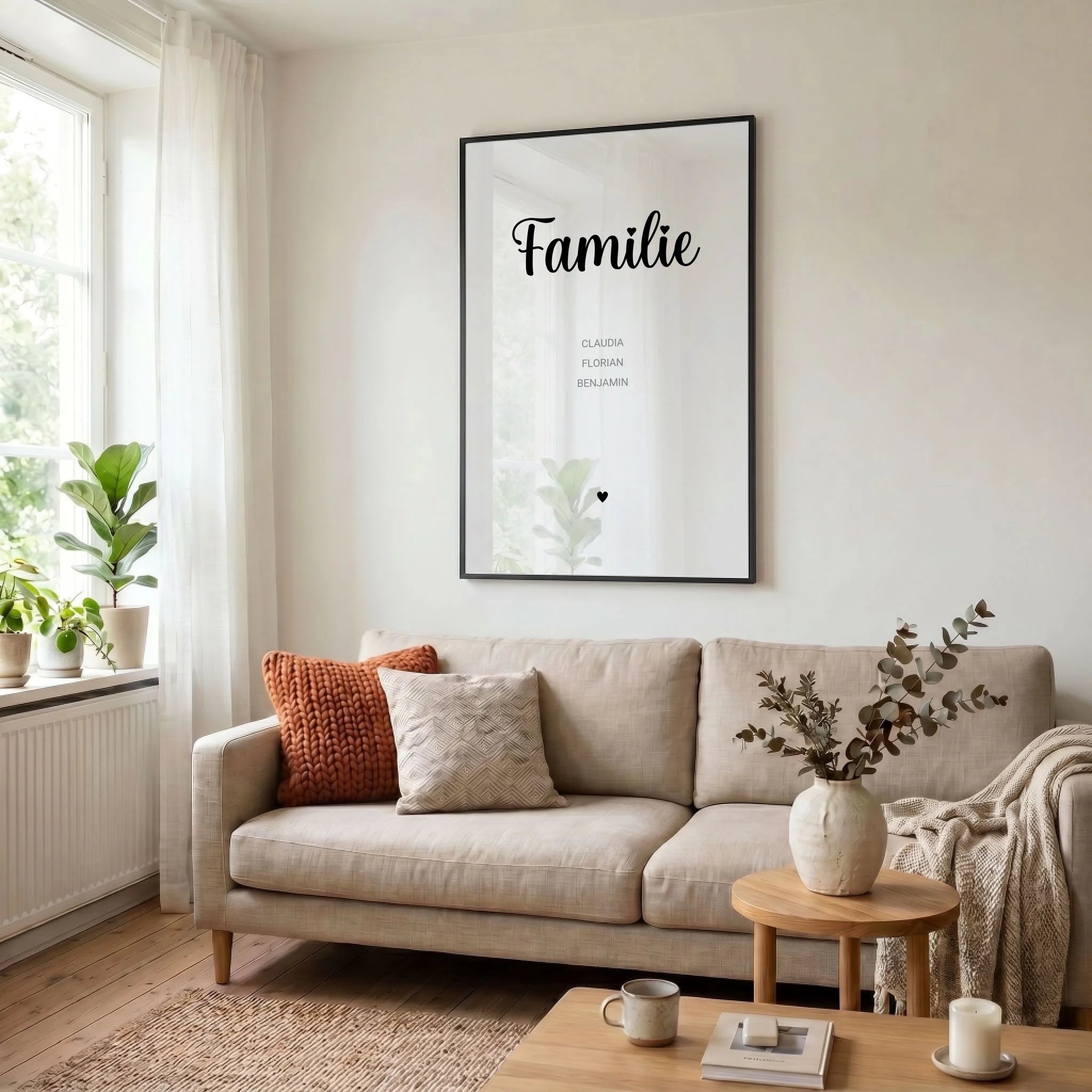 23 Poster schwarz Wohnzimmer