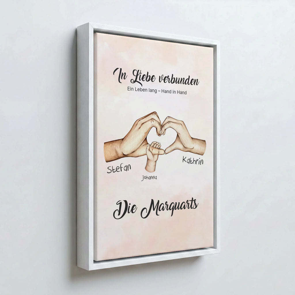 Perspektive Wand 23weiss frame canvas