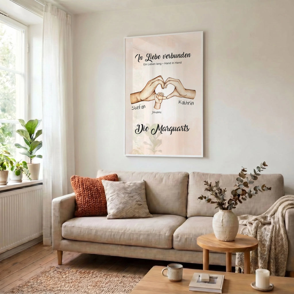 23 Poster weiss Wohnzimmer