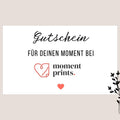 momentprints.de Geschenkgutschein