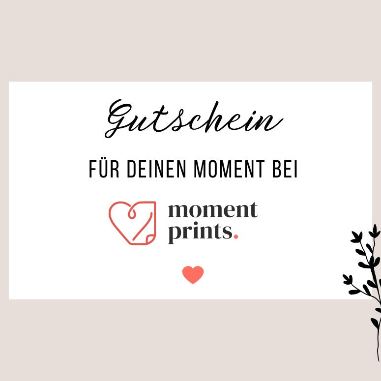momentprints.de Geschenkgutschein